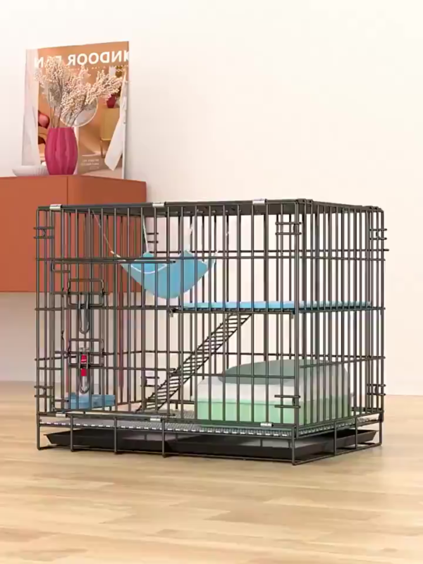 Cat Cage 1 Level with Tray Hamster Cage  Rabbit Cage Foldable