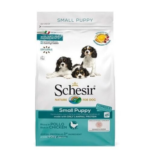 Schesir Dog Small Puppy Chicken 800g