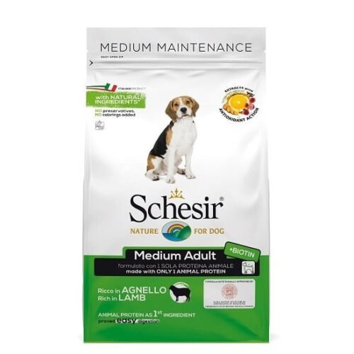 1958394.01.jpg Schesir Dog Medium Adult Lamb 3Kg