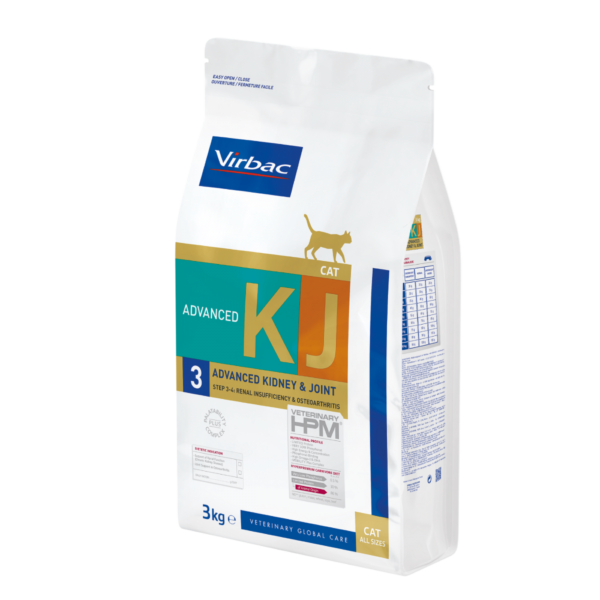 360194_bag_hpm-advanced-kidney-cat_3kg_right__41283.png Virbac Veterinary HPM Cat Advanced Kidney & Joint Support KJ3 3kg