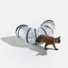 Collapsible Cat Tunnel with Peek Windows